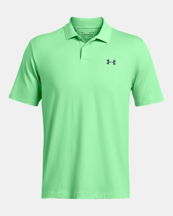 Polo UA Performance 3.0 pour homme, Green, pdpMainDesktop image number 3